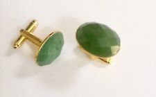 VINTAGE JADE  CUFF LINKS