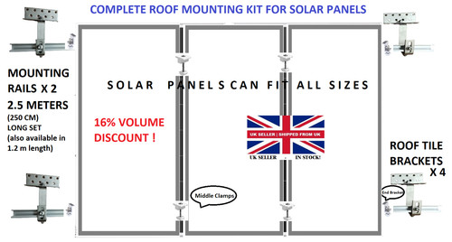Rails roof bracket - 2.5m,