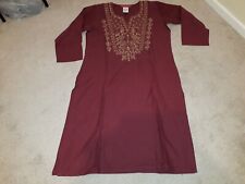 Pink Almirah Maroon Coloured Ladies Kurti (Size L)