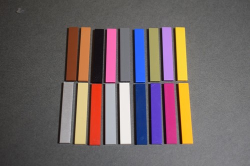 Lego 6636 plate flat tile - flat, 1x6