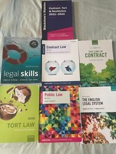Law books bundle | Tort Law | Public Law | LLS | Contract Law | Statutes