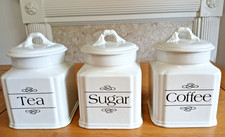 Set of 3 White  kitchen