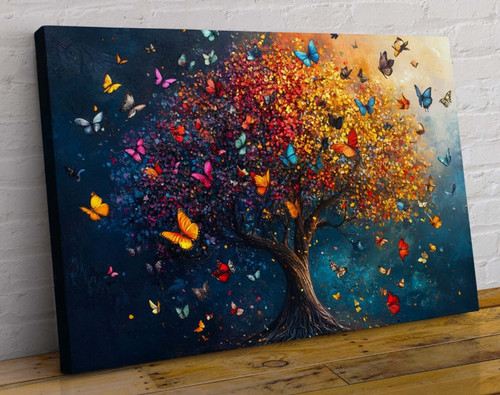 Tree life canvas - of, wall
