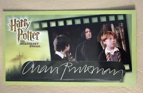 Alan rickman signed custom - alan,