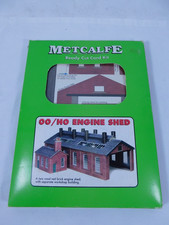 METCALFE OO/HO GAUGE READY CUT CARD KIT PO213 RED BRICK ENGINE SHED & WORKSHOP