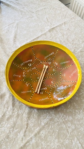 Handmade steel tongue drum - handmade,