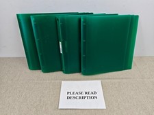 Q-Connect KF02919 Ring Binder/Pack of 12 / A4 4-Ring 16 mm/Colour: Green (READ)