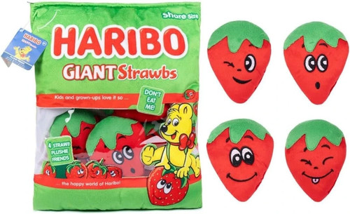 Haribo giant strawbs pillow - haribo,