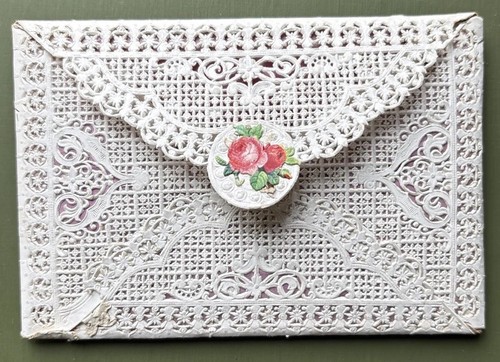Antique victorian lace - lace, paper