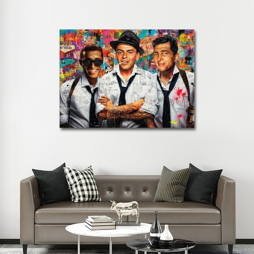 Rat pack graffiti - rat, art
