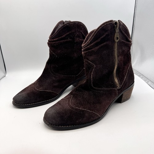 Clarks western brown suede - clarks,