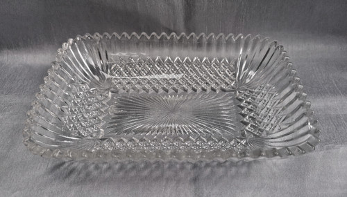 Vintage rectangle shaped clear - rectangle,