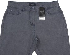 Womens Blue Linen NEXT