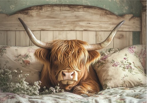 Highland cow wall art - ,