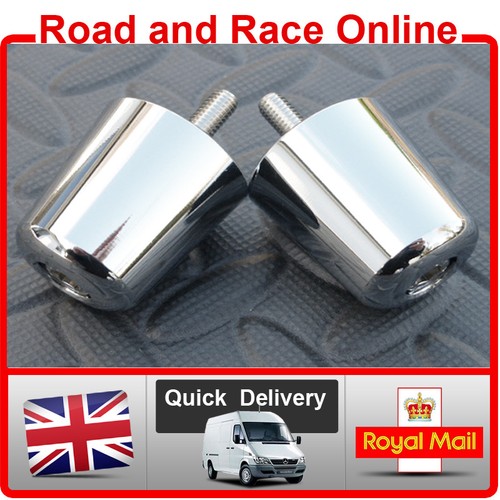 Suzuki chrome bar ends - bar, end