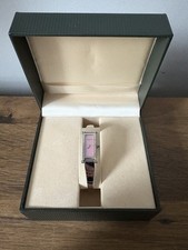Gucci 1500L Pink Shell Steel Bangle Watch Women's - Needs Battery
