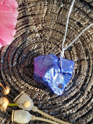 Hag stone pendant hanging - hag,