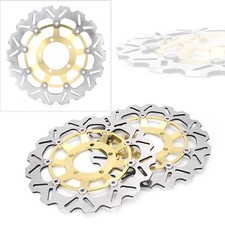 For Daytona 675 2006-2016 Street Triple Gold 2x Front Brake Disc Rotors