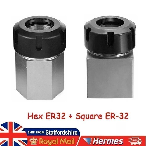 Square hex er32 collet - hex,