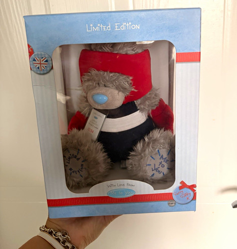 You tatty teddy - me,
