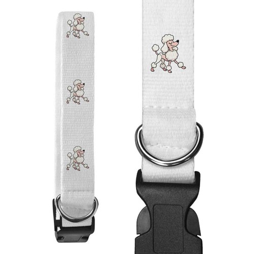 Prancing poodle dog collars - 'prancing,