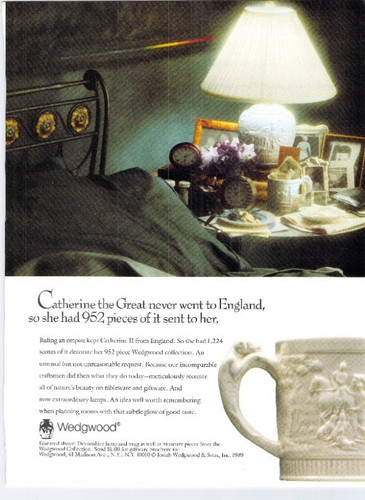 Vtg print wedgwood - vtg, ad