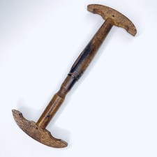 Vintage Wooden Hat Stretcher Victorian Treen Hat Cap Stretcher Antique Prop