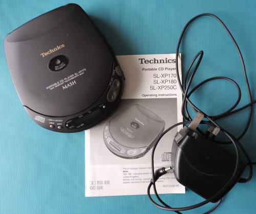 Technics portable player - technics, cd