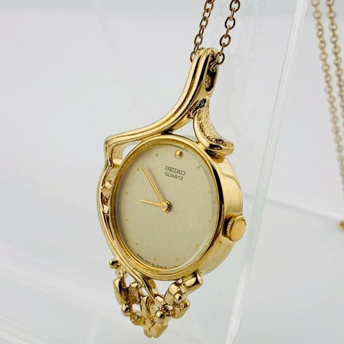 80s seiko pocket watch - pocket,