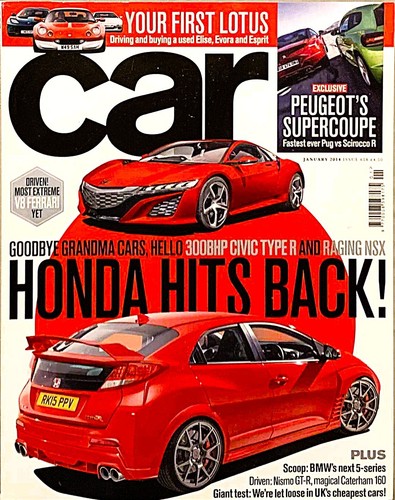 Car magazine jan 2014 honda - car,