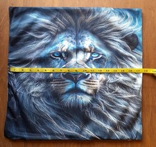 Majestic Lion Cushion Cover Pillow Case Wild Animal Face King Jungle Cat Kitten