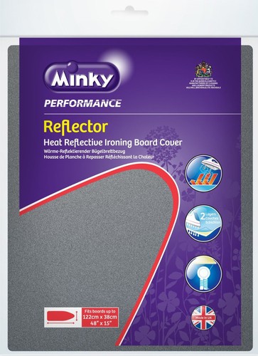 Minky metallised ironing - ironing, board