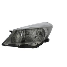 Headlight Fits Toyota Yaris Mk3 Hatchback 2011-2014 Grey Trim Passenger Side