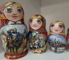 Large Set Matryoshka Russian