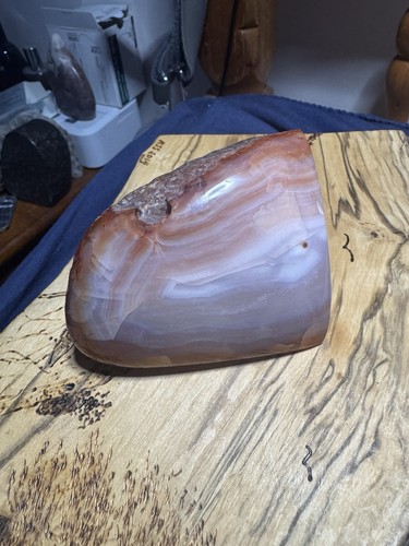 Large carnelion agate - agate, specimen