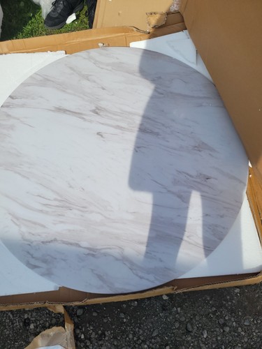 Modern round solid glass - round,