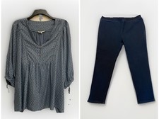 Ladies Blue Spotty Top &