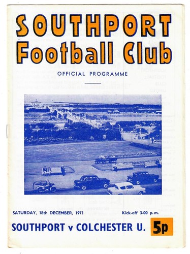 Southport 1971 home - 1971-72,