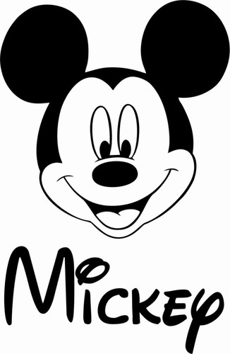 Mickey mouse wall sticker - mickey,