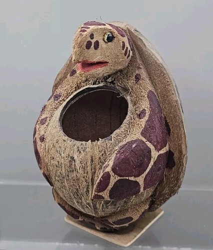 Hand carved coconut holder - hand,