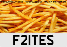 ** F21TES ** F21 TES "FRITES" PLATE CHIP VAN CHIP SHOP BURGER VAN FAST FOOD