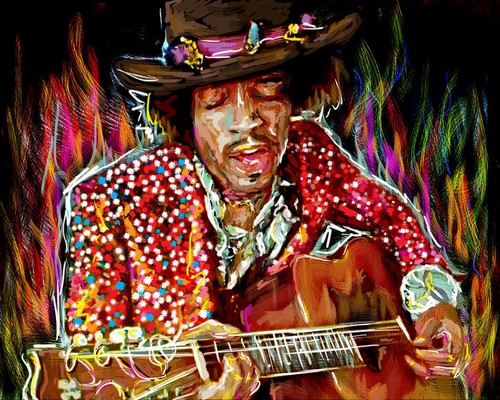 Jimi hendrix art - jimi,