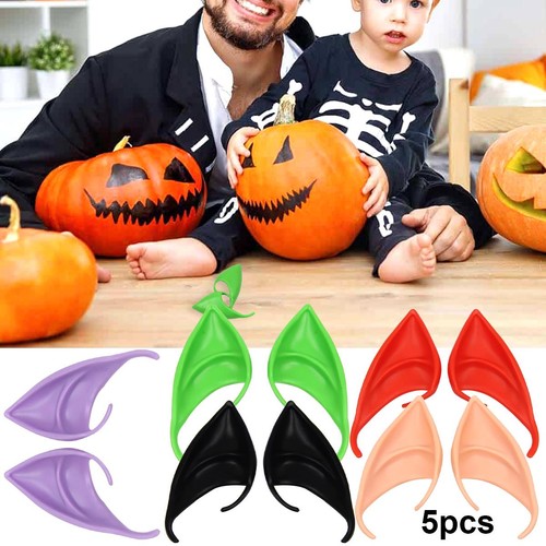 5pcs multicolor plastic elf - multicolor,