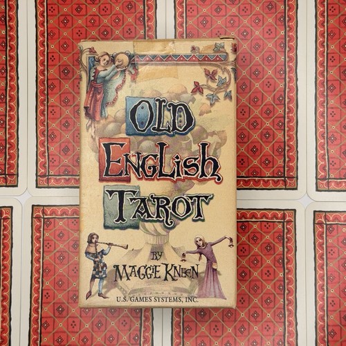 Old english tarot deck maggie - english,