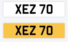 NI Number License Plate