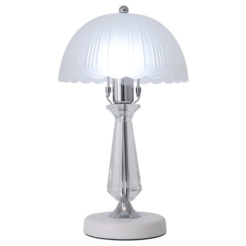 Retro traditional table - table, lamp