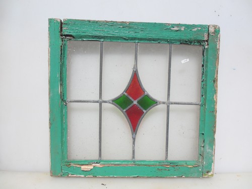 Antique stained glass window - glass,