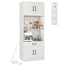 COSTWAY Kitchen Pantry Cabinet
