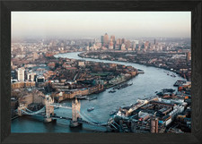 London City Skyline Framed
