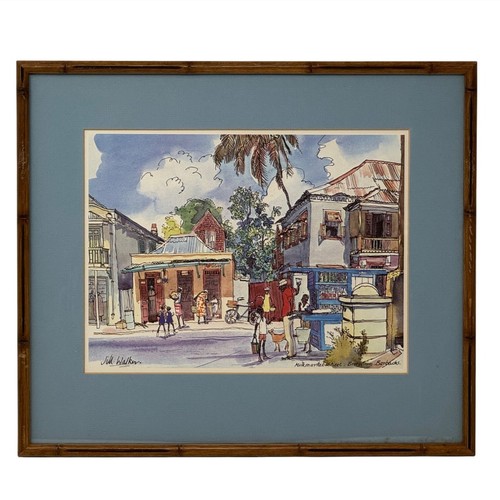 Jill walker barbados - jill, framed
